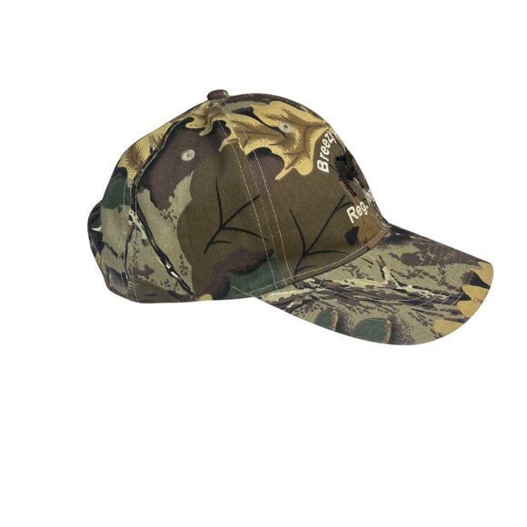 Otto Camo Trucker Hat Breezy Acres Reg. Angus Embroidered Baseball Cap OS - Picture 2 of 6